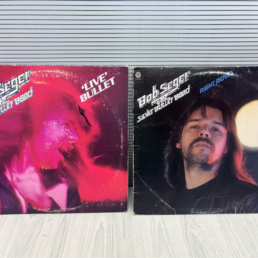 Bob Seger & The Silver Bullet Band Vinyl Records Collection- Set of 2